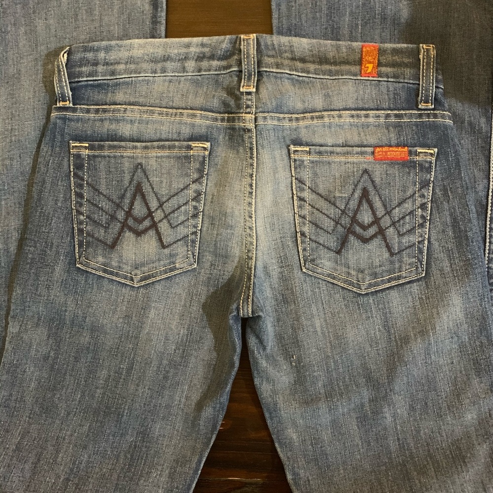 7 for all mankind flare denim